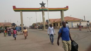 Ghana_Togo_Border_at_Aflao