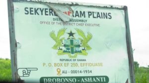 Mr.Abubakar Issaka the NDC constituency chairman for Sekyere Afram Plains