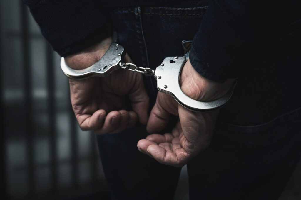 arrested