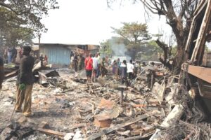 Artisans want fire station as fire destroys over 30 shops, vehicles in Suame magazine